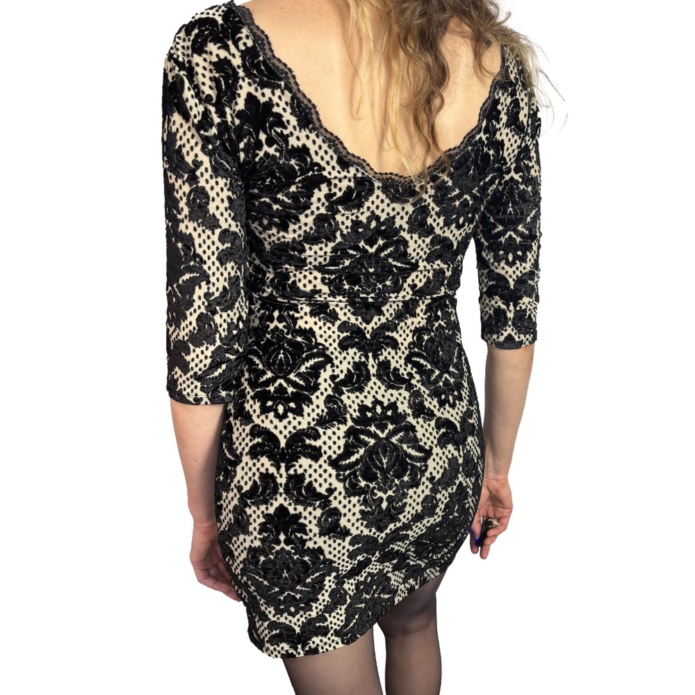 Free People “Fair Maiden” Burnout Mini Dress - Medium - Picture 4 of 16
